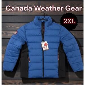 Canada Weather Gear Men's Mix Media Puffer - 2XL